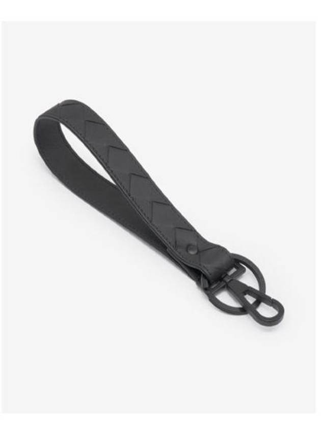 Intrecciato Key Holder Black - BOTTEGA VENETA - BALAAN 3