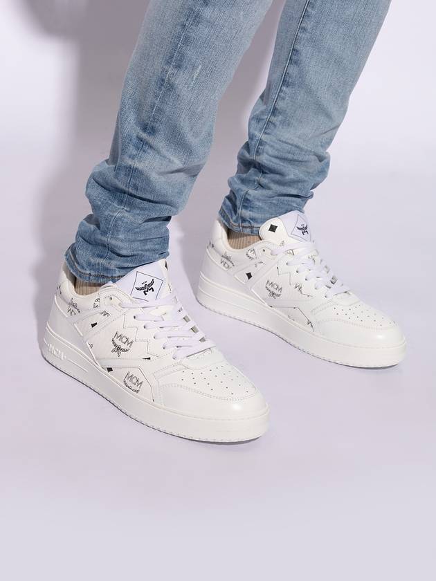 Men’s Neo Terrain Low Top Sneakers White - MCM - BALAAN 3