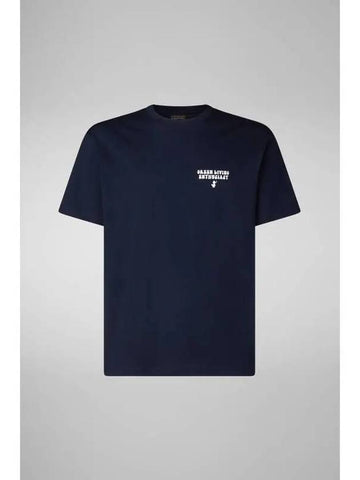 MEN JUDD Crew Neck T Shirt Navy - SAVE THE DUCK - BALAAN 1