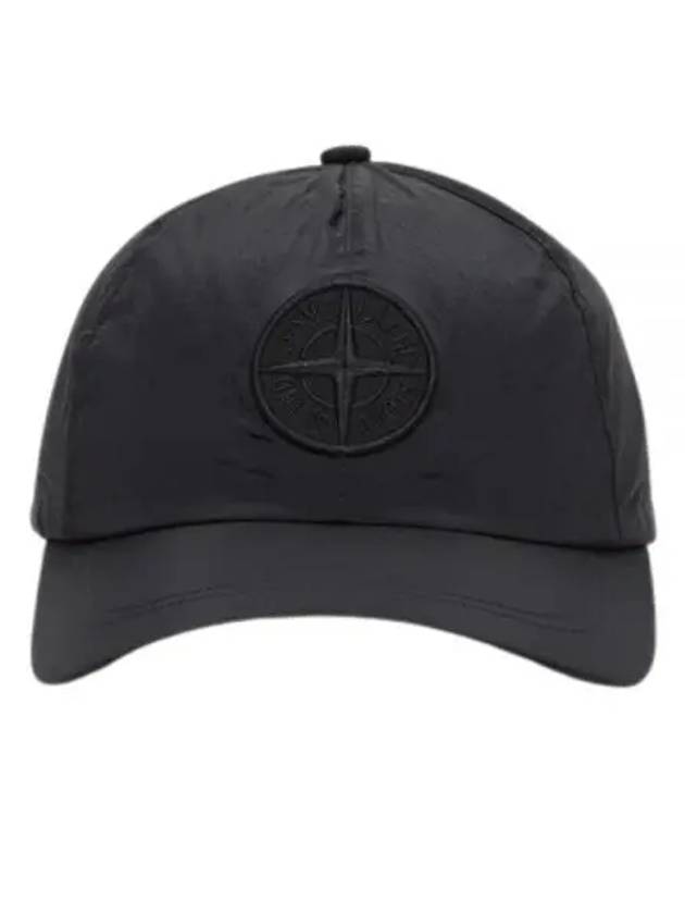 Nylon Logo Ball Cap Black - STONE ISLAND - BALAAN 2