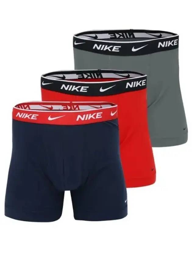 Men's Essential Cotton Stretch Boxer Briefs 3-Pack - NIKE - BALAAN 1