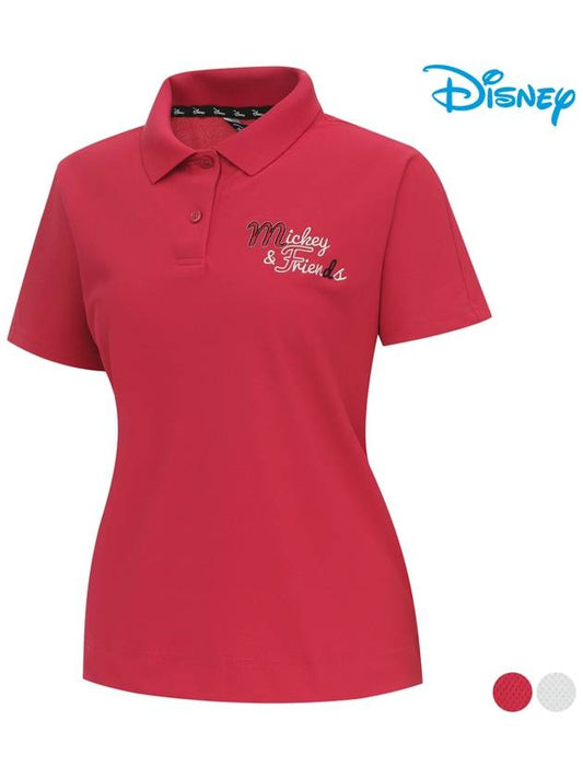 Female character artwork short sleeve collar t-shirt DO2LTS046 - DISNEY GOLF - BALAAN 1