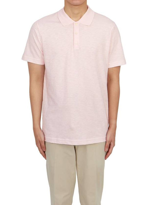 Bronn Cotton Short Sleeve Polo Shirt Pink - THEORY - BALAAN 2