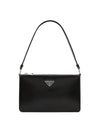 Brushed Leather Mini Bag Black - PRADA - BALAAN 2