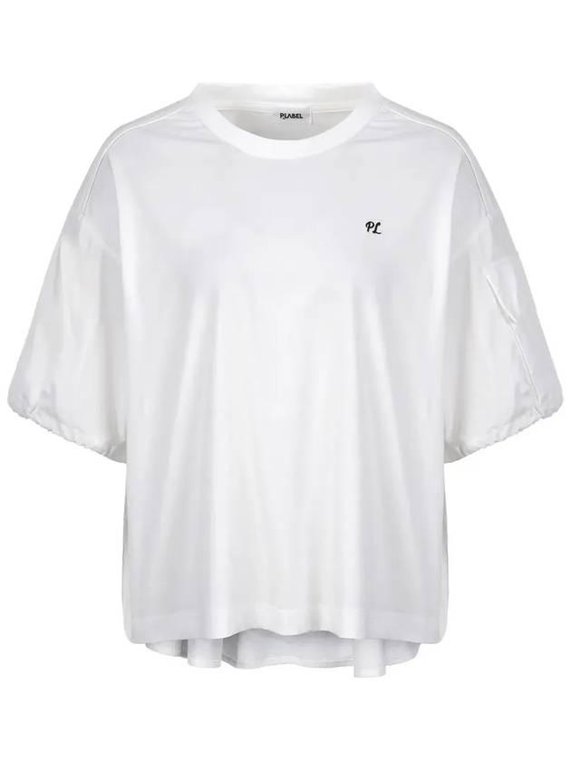 Volume sleeve blouse t-shirt MW3AE112 - P_LABEL - BALAAN 10
