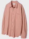 blending washing soft RN shirt indigo pink - INDUST - BALAAN 5