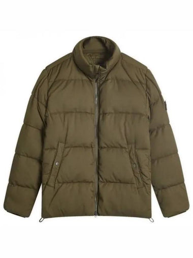 453F3 Ghost Padding Down Jacket Green - STONE ISLAND - BALAAN 1