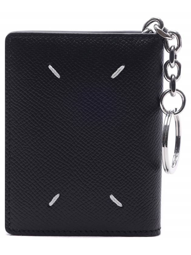 Stitch Keyring Card Wallet Black - MAISON MARGIELA - BALAAN 5