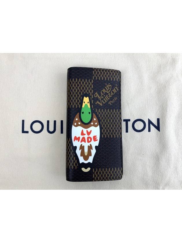 Men s X Nigo Long Wallet Brown N60393 - LOUIS VUITTON - BALAAN 4