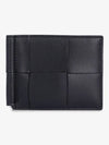 Cassette Money Clip Card Wallet Black - BOTTEGA VENETA - BALAAN 2