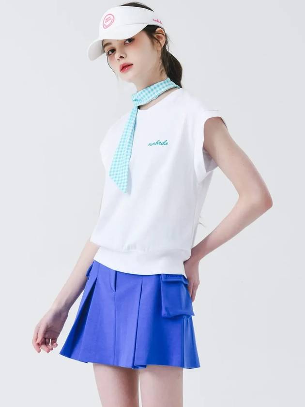 Vivid Cargo Skirt BLUE - MONBIRDIE GOLF - BALAAN 5