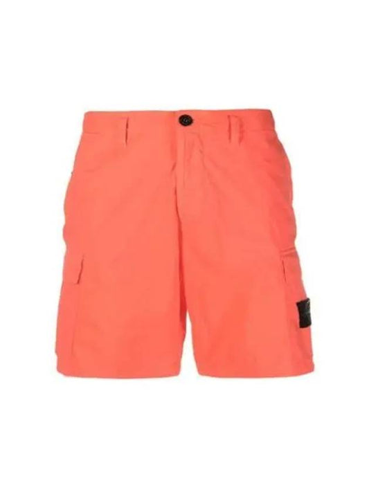 Cargo Bermuda Shorts Orange - STONE ISLAND - BALAAN 2