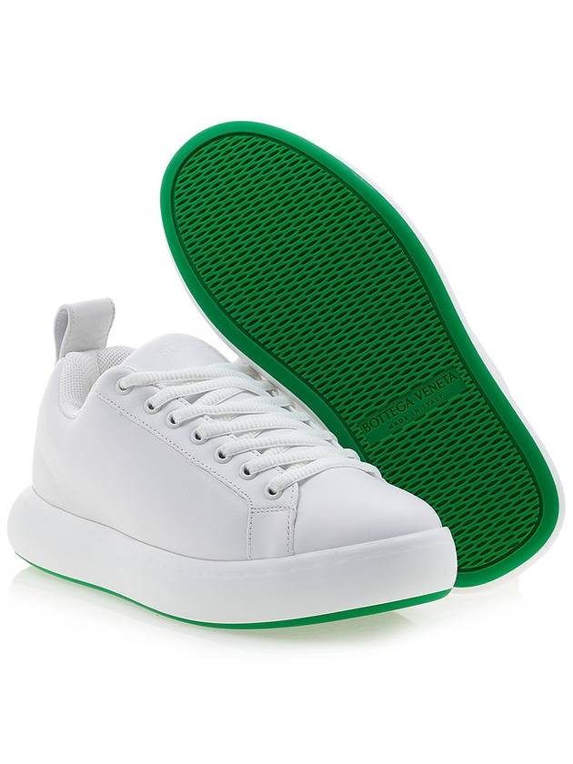 Pillow Leather Low Top Sneakers White - BOTTEGA VENETA - BALAAN 6