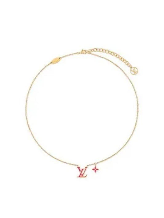 LV Iconic Enamel Necklace Gold - LOUIS VUITTON - BALAAN 2