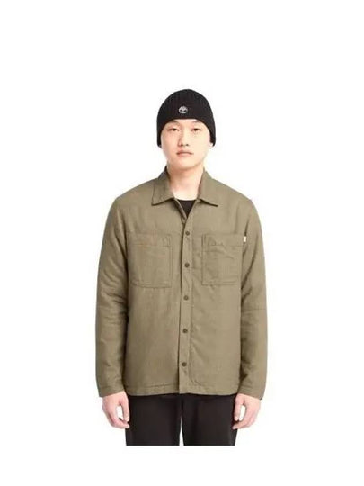 Men's Thermal Shirt Jacket Dark Green - TIMBERLAND - BALAAN 2