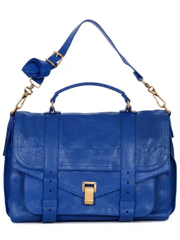 PS1 Poncho Bag Large H00003 L001B 5026 Royal Blue - PROENZA SCHOULER - BALAAN 6