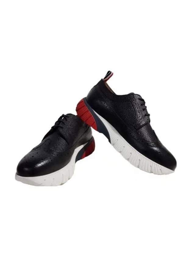 RWB Flex Sole Longwing Low Top Sneakers Black - THOM BROWNE - BALAAN 3