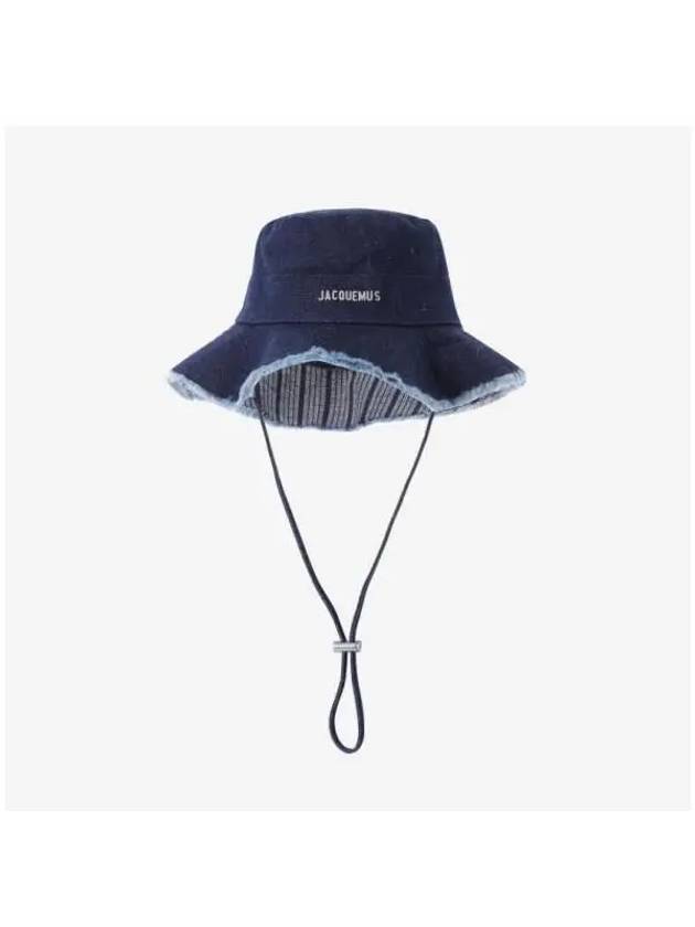 Le Bob Artichaut Bucket Hat Navy - JACQUEMUS - BALAAN 3