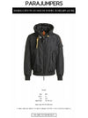 Men's GOBI CORE Hooded Bomber Jacket Black - PARAJUMPERS - BALAAN 3