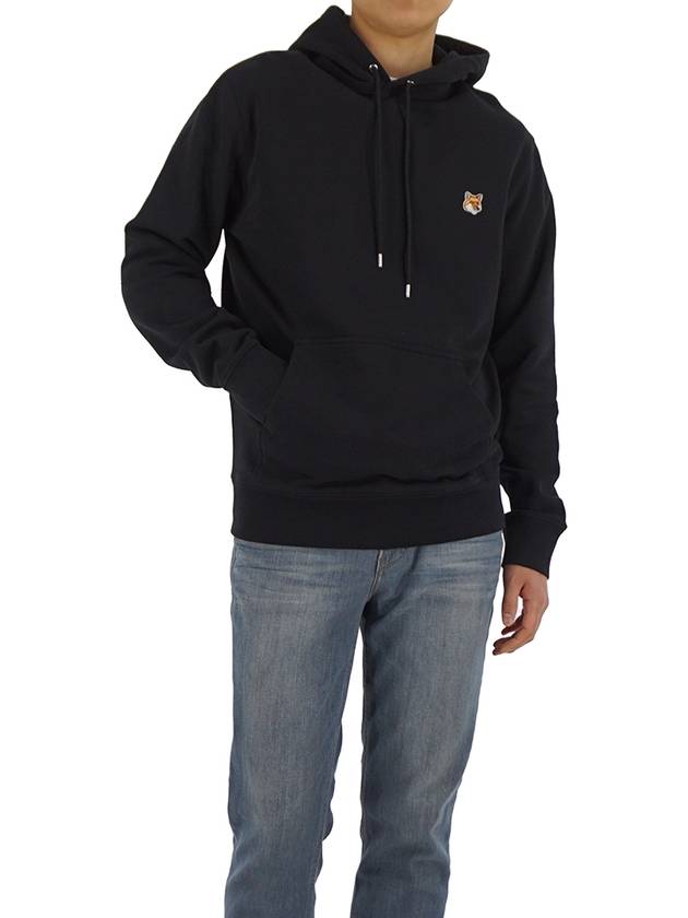 Fox Head Patch Regular Hoodie Black - MAISON KITSUNE - BALAAN 4