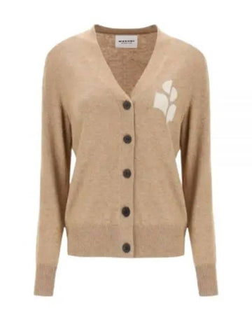 KARIN CA0008FA A1X05E 50CM logo cardigan - ISABEL MARANT - BALAAN 1