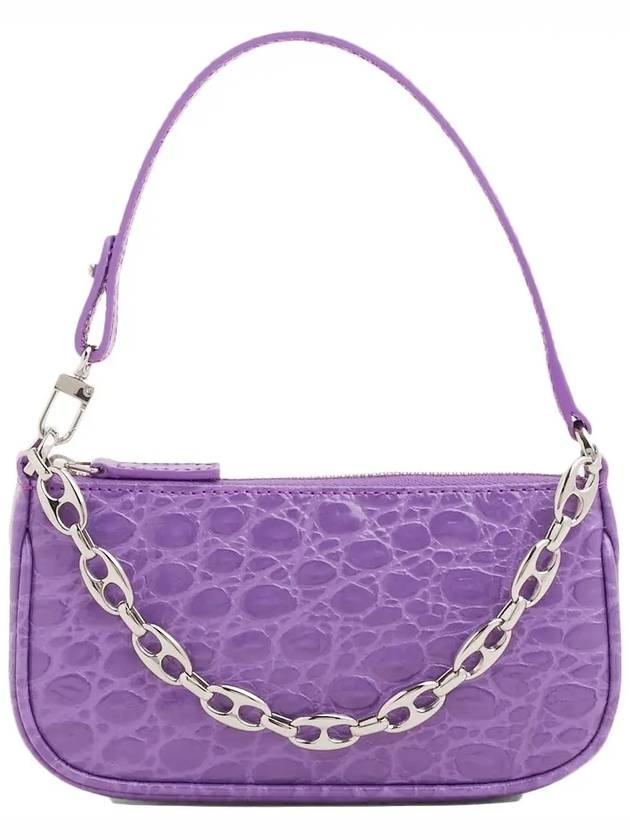 Mina Rachel Mini Shoulder Bag Purple - BY FAR - BALAAN 2