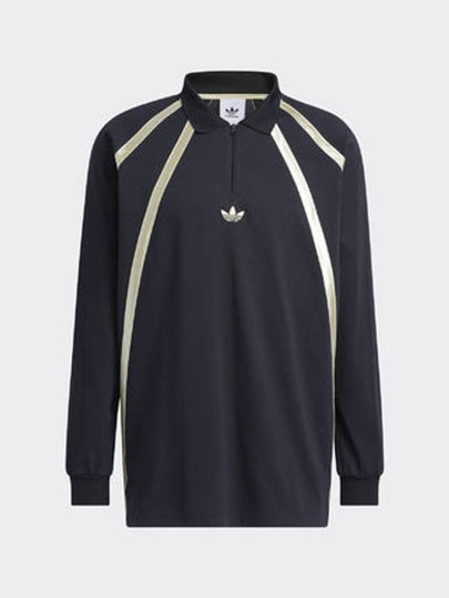 Rugby Long Sleeve Polo Shirt Black - ADIDAS - BALAAN 2