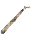 Men's Modern Cut Vintage Check Silk Tie Beige - BURBERRY - BALAAN 2