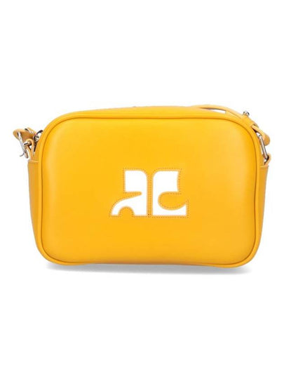 Reedition Camera Leather Cross Bag Yellow - COURREGES - BALAAN 2