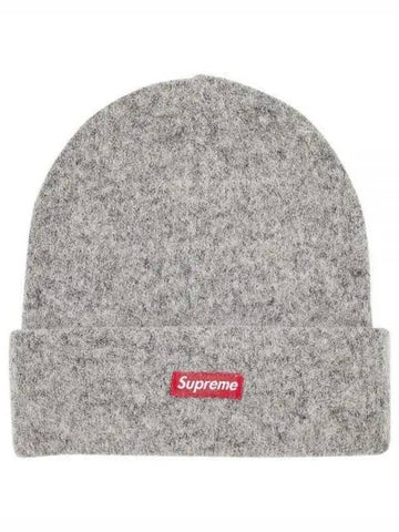 Mohair Beanie Hat Gray 238998 - SUPREME - BALAAN 1