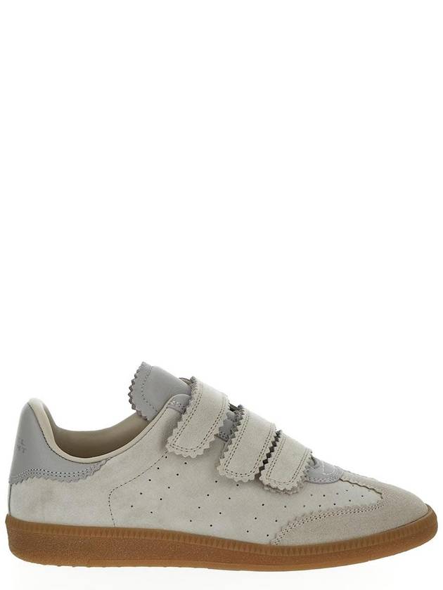 Beth Logo Leather Low Top Sneakers Beige - ISABEL MARANT - BALAAN 2