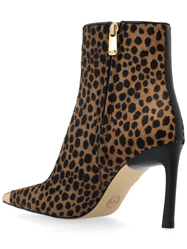 Michael Michael Kors Kasia Heeled Ankle Boots, Women's, Brown - MICHAEL KORS - BALAAN 5