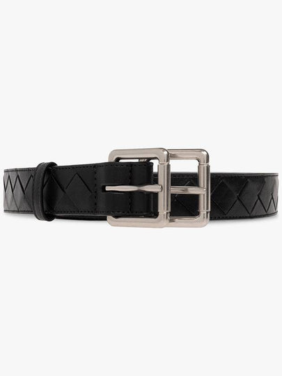 23 ss Intercciato Double Buckle Belt 730774 V2OT1 8803 B0110811659 - BOTTEGA VENETA - BALAAN 2