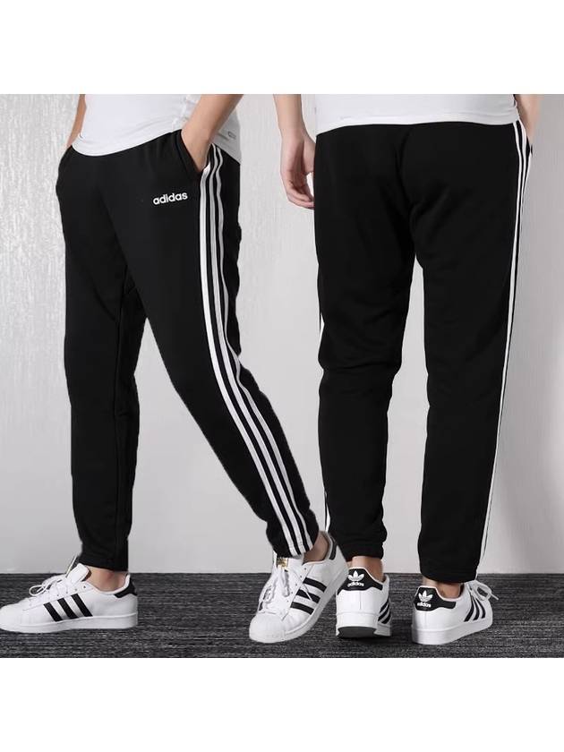 Essential Three Stripes Track Pants Black - ADIDAS - BALAAN 4