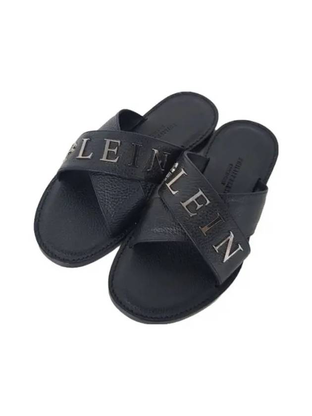 Logo Slippers Black - PHILIPP PLEIN - BALAAN 3