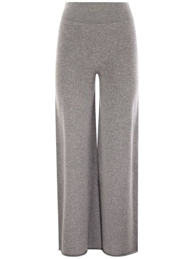 Cashmere wide-leg trousers - VANISE - BALAAN 1