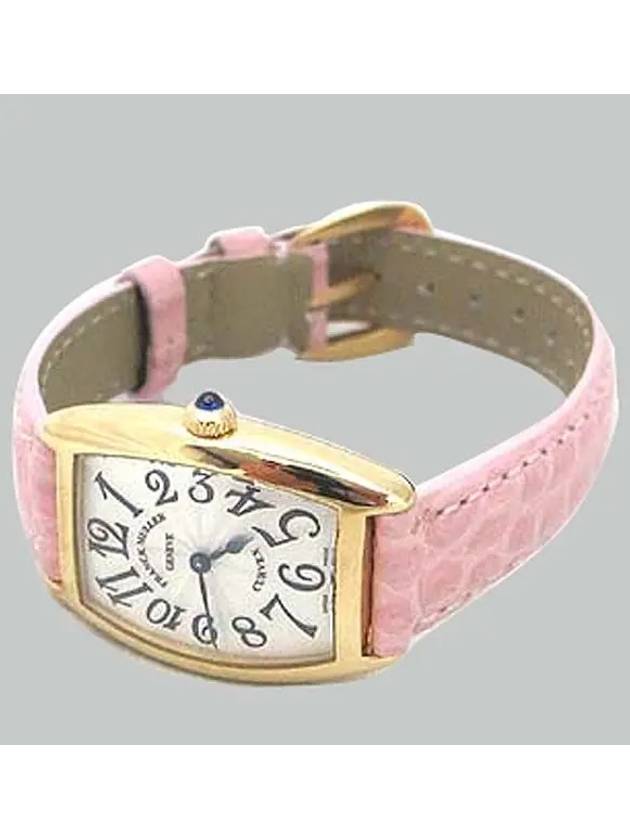 1752QZ 18K Gold CURVEX Leather Band Women s Watch - FRANCK MULLER - BALAAN 2