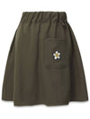 Patch Flare Skirt Shorts Sharon Skirt Khaki MCFW23SK 1KK - MACKY - BALAAN 3