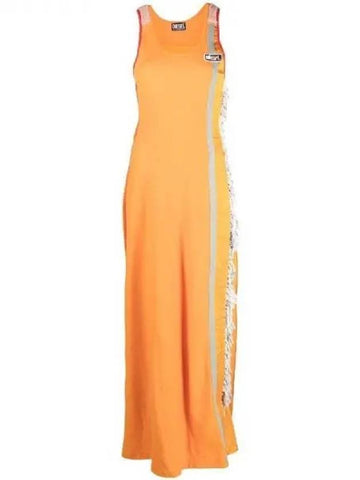 TANDY logo patch maxi fringe dress 271141 - DIESEL - BALAAN 1