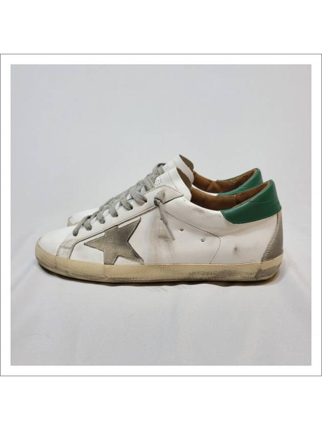 Superstar Low Top Sneakers Green White - GOLDEN GOOSE - BALAAN 5