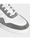 Trainer Suede Calfskin Lace-Up Low Top Sneakers Grey - CELINE - BALAAN 5