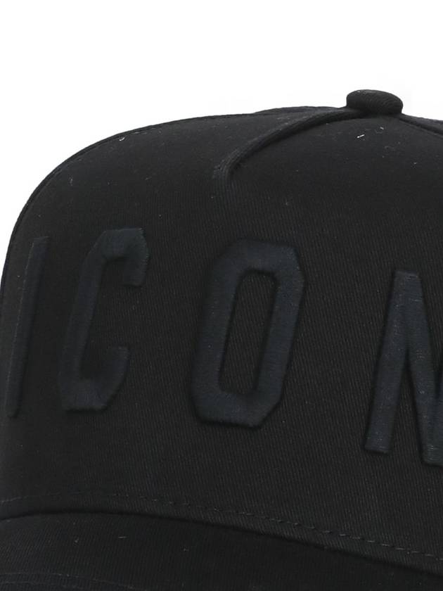 Logo Base Ball Cap Black - DSQUARED2 - BALAAN 5