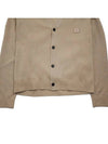 Men's WYM Pullover Button V-Neck Wool Cardigan Beige W231KN01502E - WOOYOUNGMI - BALAAN 5