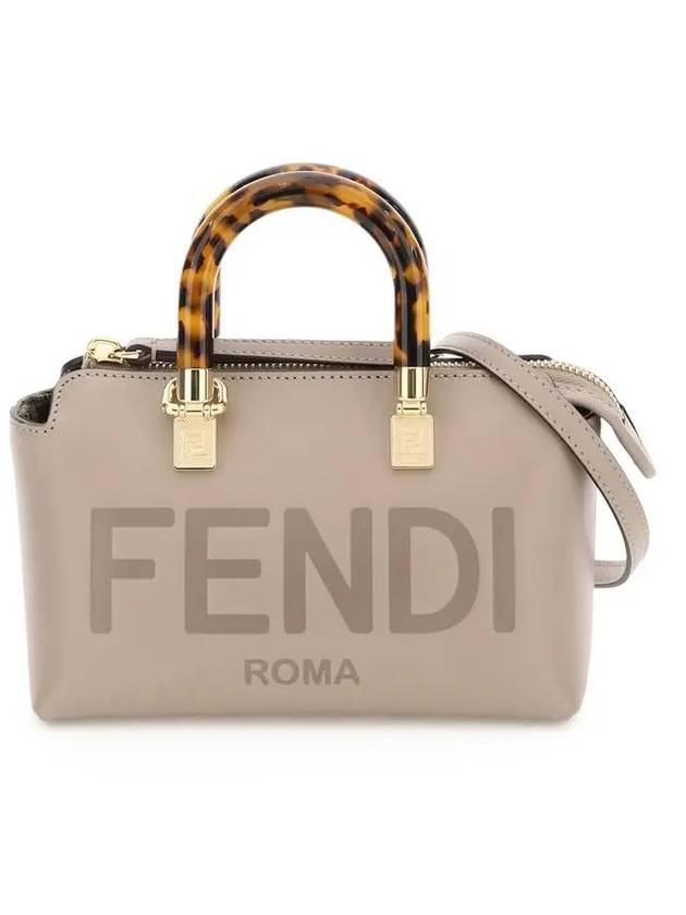 By The Way Small Leather Tote Bag Dark Beige - FENDI - BALAAN 1