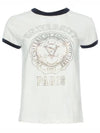 University Graphic Cotton Short Sleeve T-Shirt White - ZADIG & VOLTAIRE - BALAAN 2