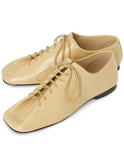 Souris Nappa Leather Flat Classic Derbies Beige - LEMAIRE - BALAAN 2