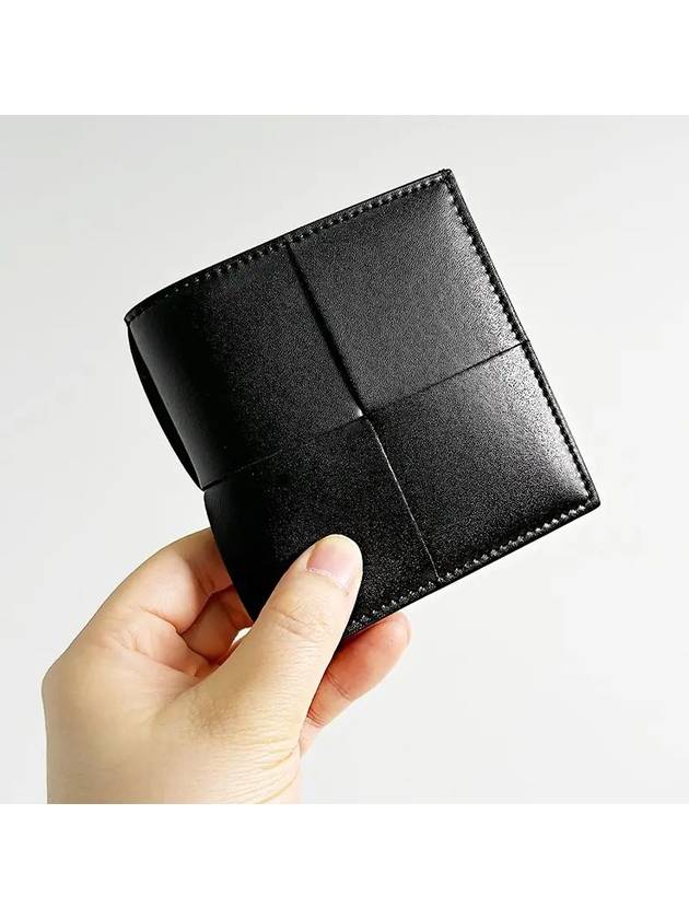 Slim Folder Half Wallet Black - BOTTEGA VENETA - BALAAN 5