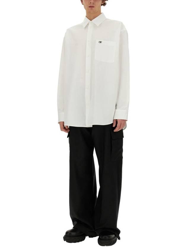 OMGE004C99FAB001 0110 Shirt - OFF WHITE - BALAAN 3