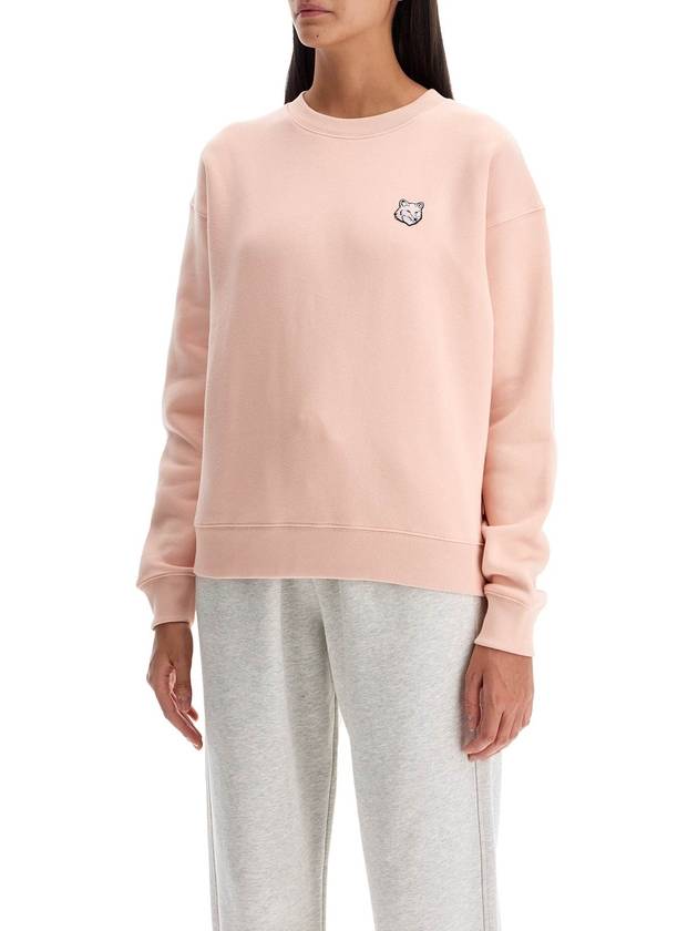 Bold Fox Head Patch Comfort Sweatshirt Pink - MAISON KITSUNE - BALAAN 5