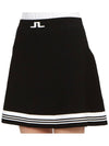 Women's Frida Striped Knit Skirt Black - J.LINDEBERG - BALAAN 9